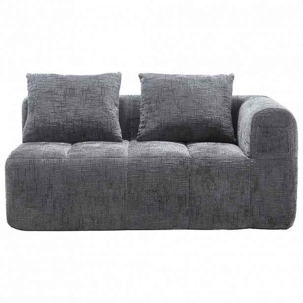 SEDACÍ SOUPRAVA 2-místná 158/90/60 cm Šedá