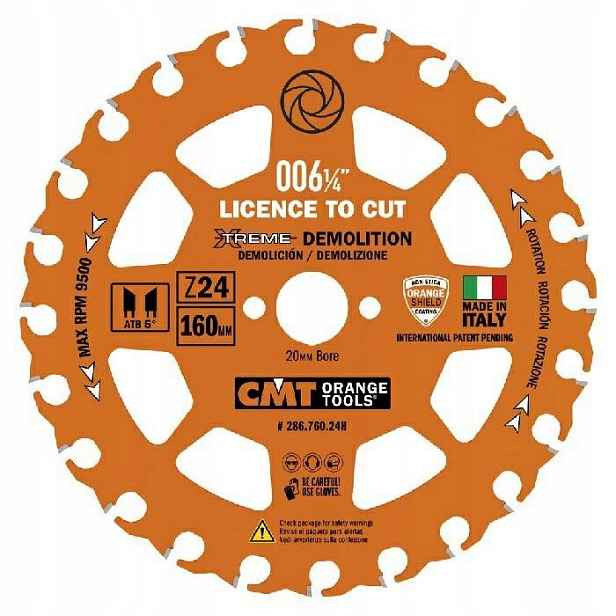 Cmt 286.760.24H Pila Hm D=160 Z=24 F=20 K/P=2,3,/1,2 mm