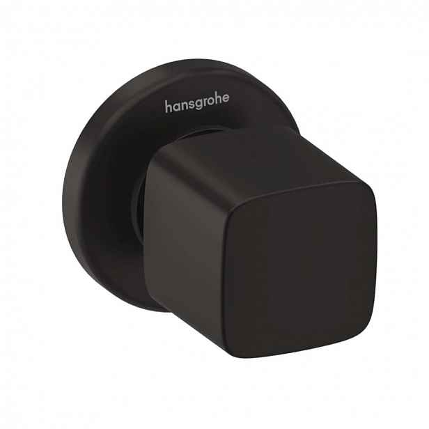Hansgrohe Metris - Uzavírací ventil pod omítku, matná černá 31677670