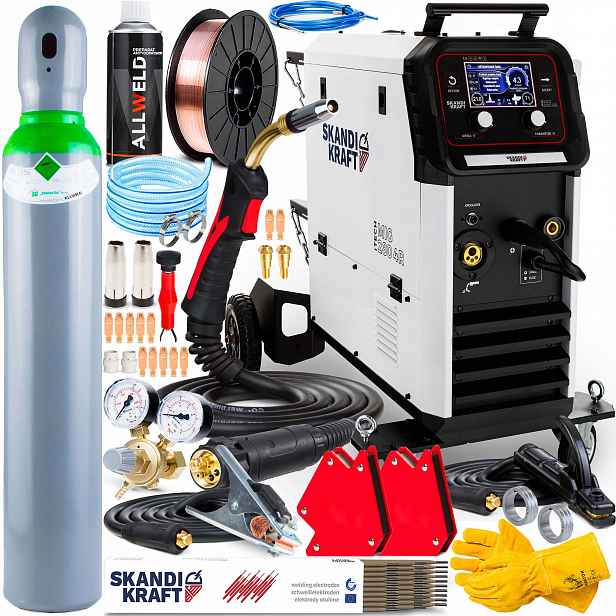 Invertorová Svářečka Skandi Kraft Mig 280 4R Tig 280A 230V 400V