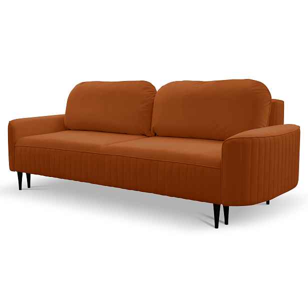 Laski Rozkládací pohovka Vena 244 cm Velluto 33 oranžová