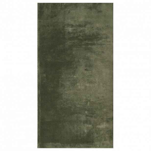 vidaXL Koberec HUARTE krátký vlas měkký pratelný lesní zeleň 60x110 cm