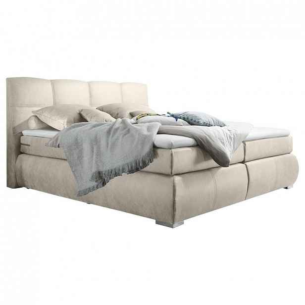 POSTEL BOXSPRING, Carryhome,  krémová, 180 x 200 cm