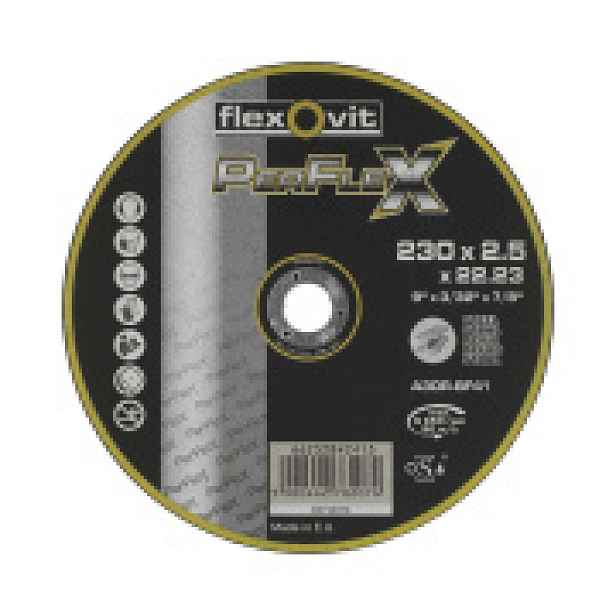 Dělící kotouč rovný 125x2,5x22,23 Norton Perflex A30R-BF41 Inox 66252842415