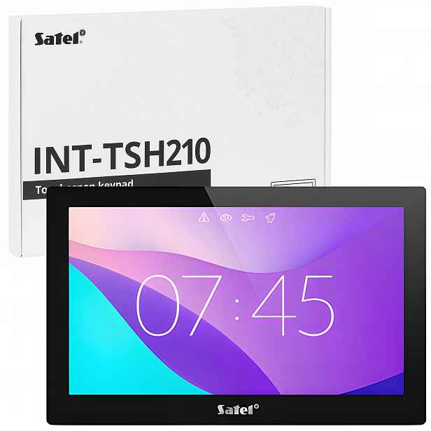 Manipulátor Satel 10" LCD černý INT-TSH210-B Integra Versa Perfecta 64M