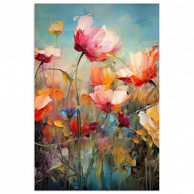 MuchoWow PLAKÁT Květiny - Akvarel - Umění - Botanické - Příroda 20x30 cm