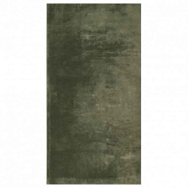 vidaXL Koberec HUARTE krátký vlas měkký pratelný lesní zeleň 80x150 cm
