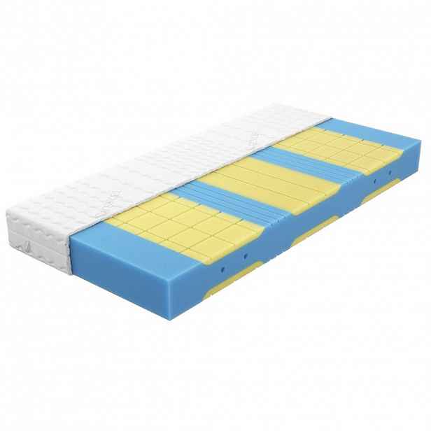 AM Qualitätsmatratzen MATRACE ze studené pěny s viskózními vložkami 200/200 cm H3 - výška 19 cm a potahem Tencel