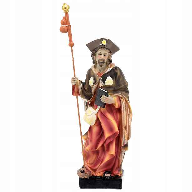 Figurka sv. Jakub Větší, apoštol Patron dělníků výška 20 cm