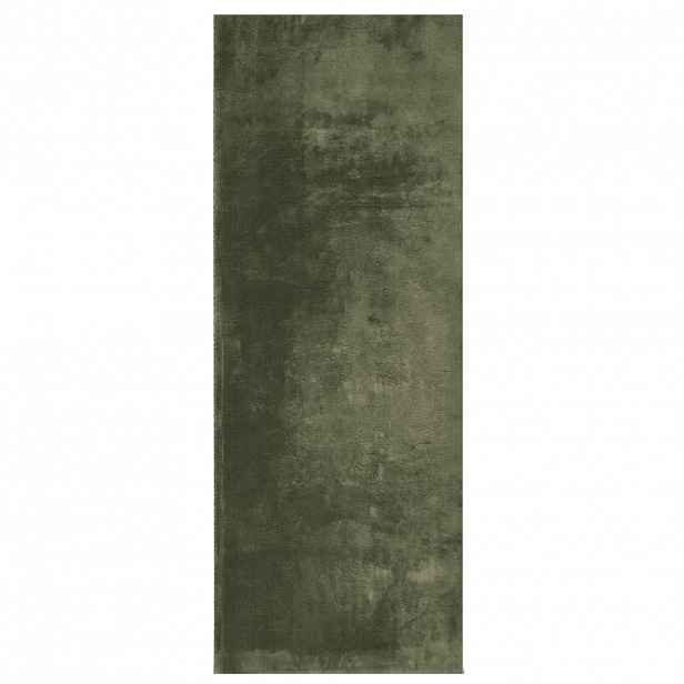 vidaXL Koberec HUARTE krátký vlas měkký pratelný lesní zeleň 80x200 cm