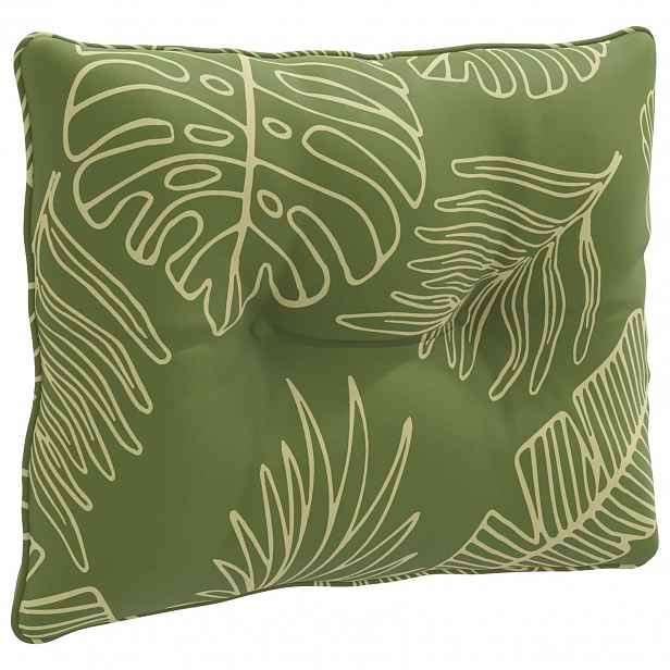 vidaXL Zádový polstr PUTTEN 100% polyester Listový design