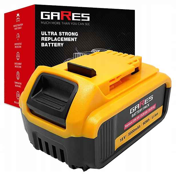 Baterie pro Dewalt Xr DCB183 DCB200 DCB201 18V 5Ah