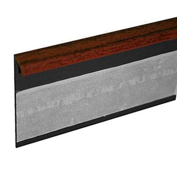 Kobercová (soklová) lišta TL55 54 mahagon 2,5 m, 2500x55x10 mm, hnědá, Döllken