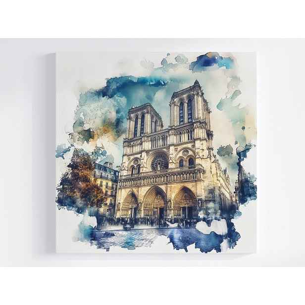 Obraz Na Plátně Canvas Paříž Katedrála Notre Dame Gotyk Památka Pohled 50x50