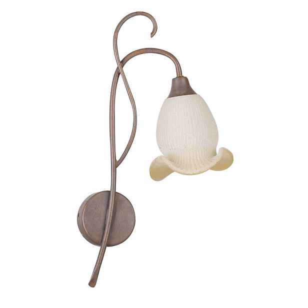Patinovaná nástěnná lampa Renesanční nástěnná lampa