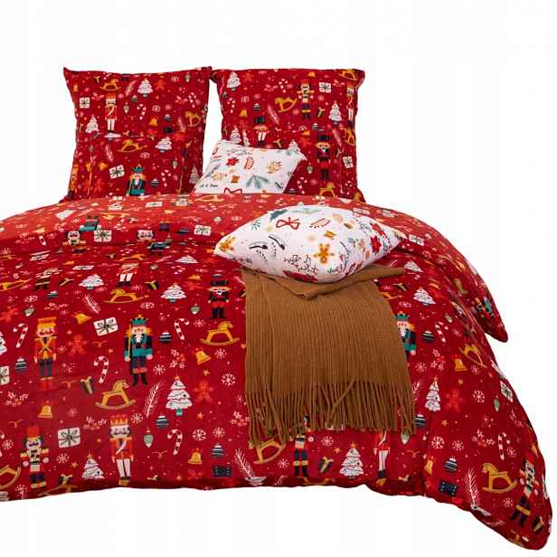 Povlečení z mikrovlákna Medvídek Nut Cracker 160x200 Louskáčky na ořechy