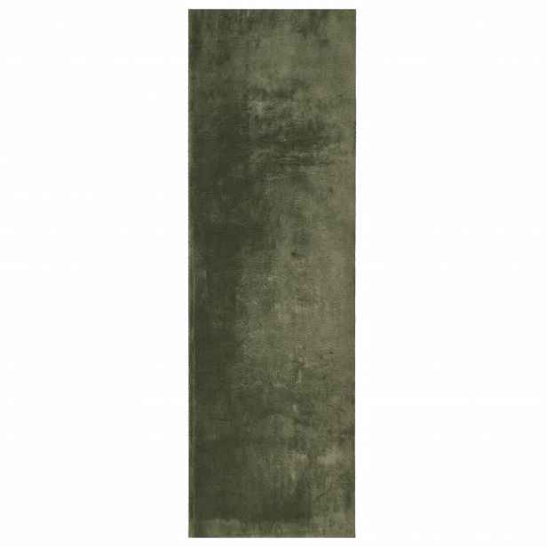 vidaXL Koberec HUARTE krátký vlas měkký pratelný lesní zeleň 80x250 cm