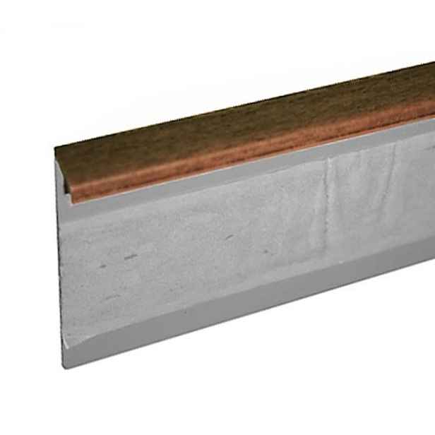 Kobercová (soklová) lišta TL55 22 ořech 2,5 m, 2500x55x10 mm, hnědá, Döllken