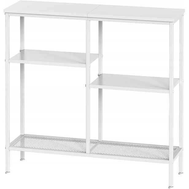 Konzolový Stolek 4-ÚROVŇOVÝ 75 × 22 × 76 CM – Industriální Styl