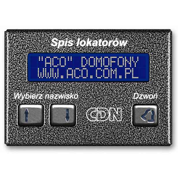 Aco CDN-230E Gr Elektronický seznam nájemníků – správa údajů nájemníků