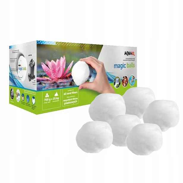 Aquael Magic Balls 700g náplň do pískových filtrů