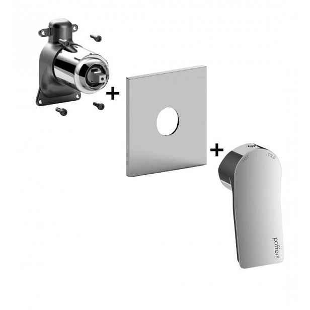 Paffoni Tilt - Sprchová baterie pod omítku, chrom TIBOX010CR