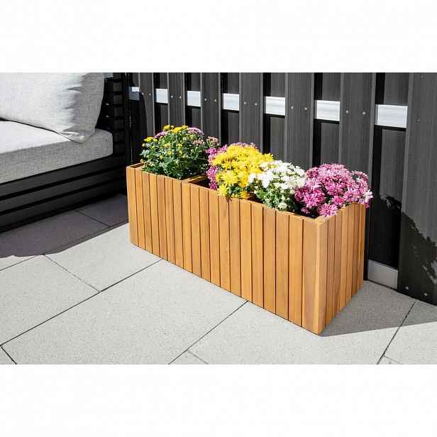 Prestige Home TRUHLÍK NA KVĚTINY dřevo, 84/30/35 cm