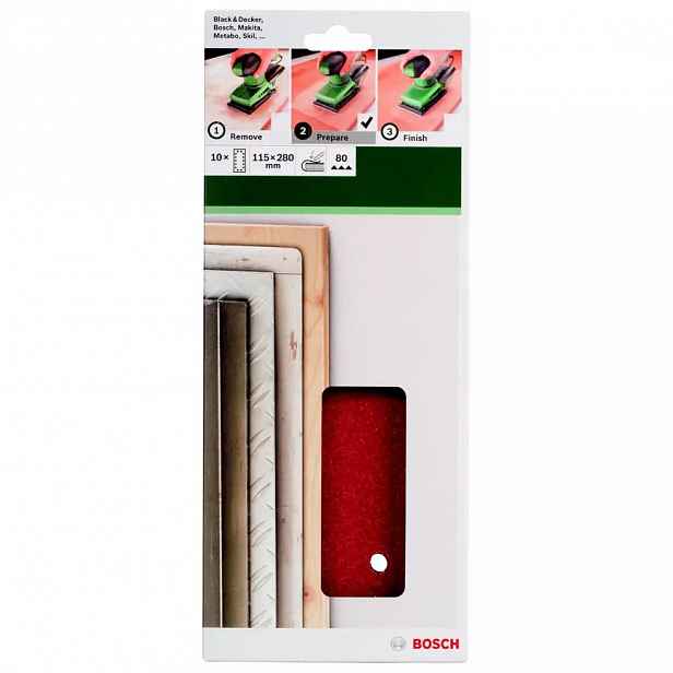Brusný papír Ř115x280 Mm, G80 , 14 Děr, Clamped
