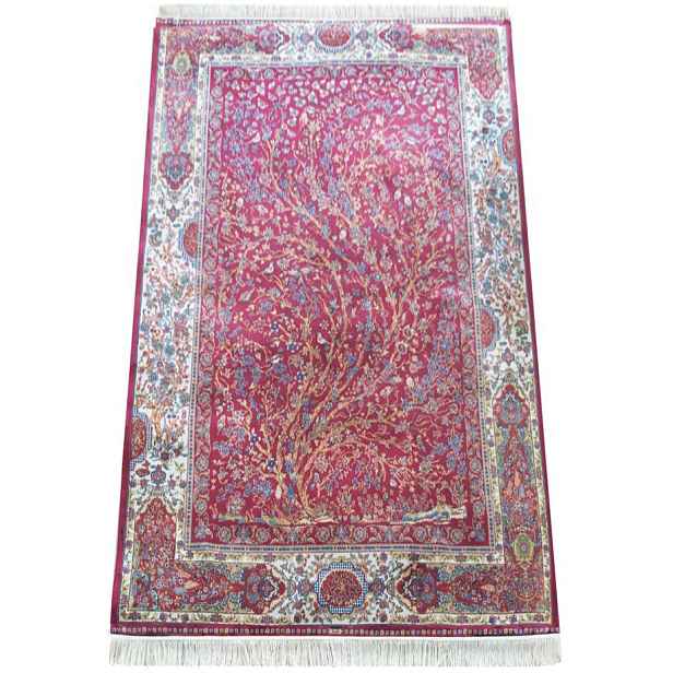 Kusový koberec Qum Silk 11 červený 200x300