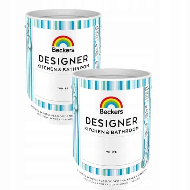 Set Beckers Kitchen & Bathroom Kuchyň Koupelna 10 l 2x5 l Bílá