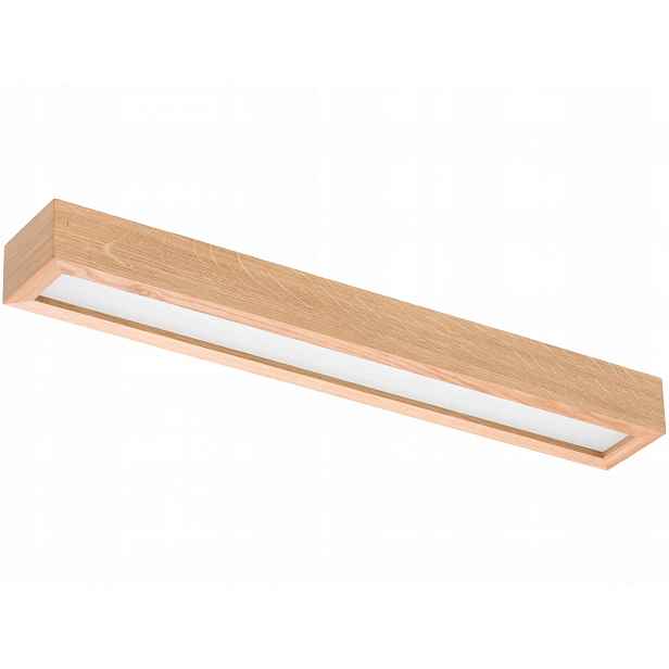 Stropní svítidlo Leja Led lišta stropní svítidlo dřevo Dub 60 cm do obývacího pokoje kuchyně