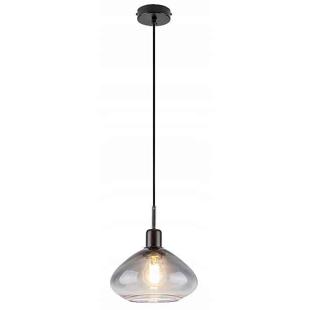 Závěsná lampa E27 1x40W černá matná 72021 Dvora Rabalux
