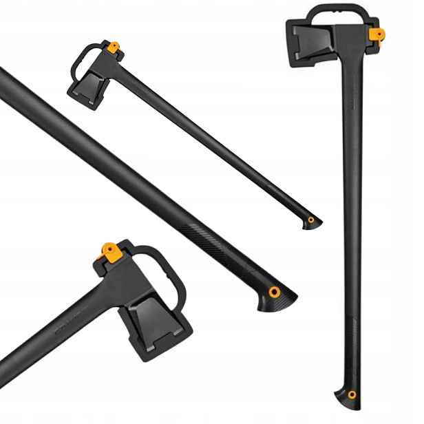 Rozštípací sekera Fiskars A26 Solid XL s krytem čepele Černá