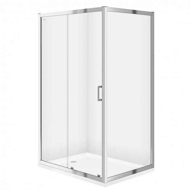 Cersanit Zip - Sprchový kout 89x119cm, chrom/čiré sklo S154-004