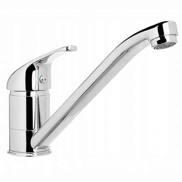 Kuchyňská stojánková dřezová baterie s pákovou baterií, chrom