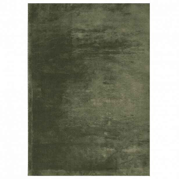 vidaXL Koberec HUARTE krátký vlas měkký pratelný lesní zeleň 120x170cm