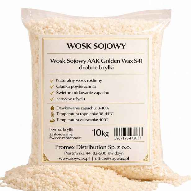 Vosk Golden Wax S41 100% sóji noGMO 10 kg