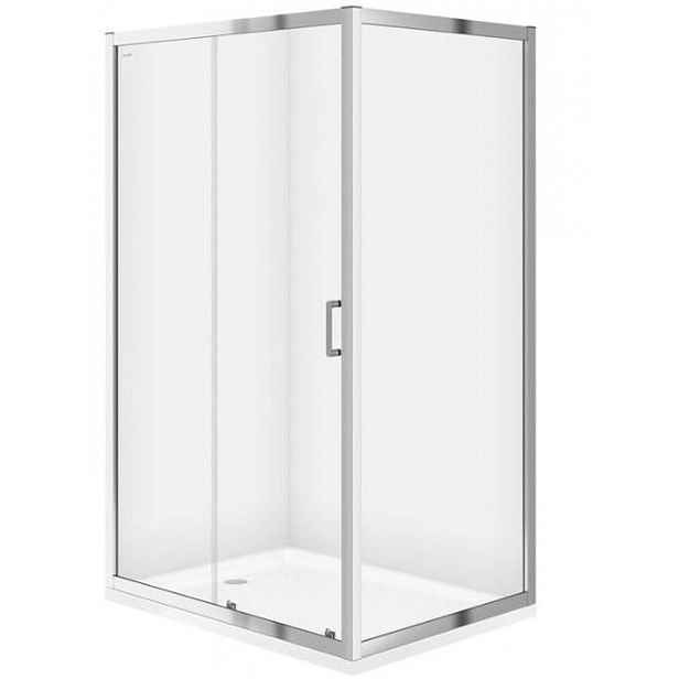 Cersanit Zip - Sprchový kout 79x99 cm, chrom/čiré sklo S154-003