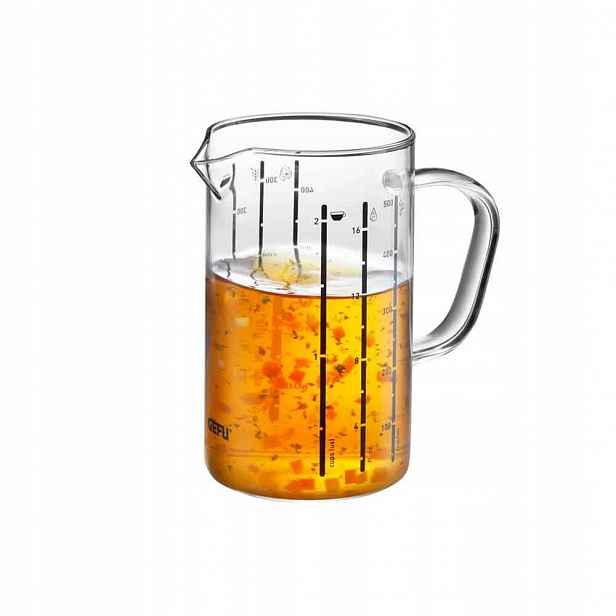Džbán s odměrkou Gefu Meti 500 ml sklo