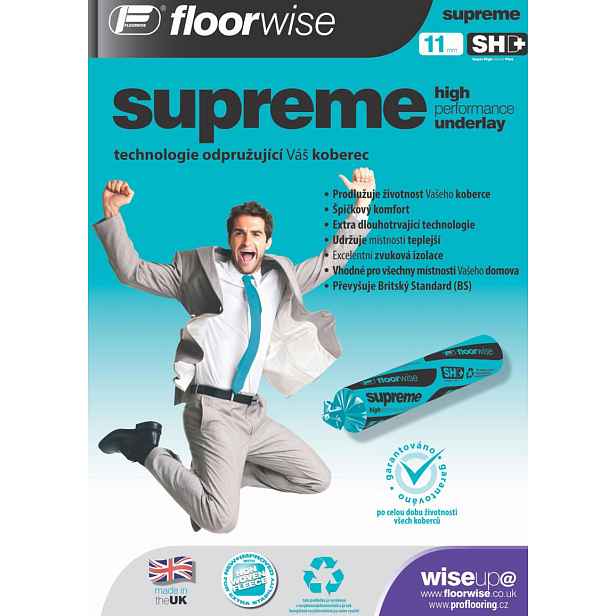 Podložka pod koberec Floorwise Supreme (role 15 m2) - 137x1100 (role 15 m2) cm Floorwise