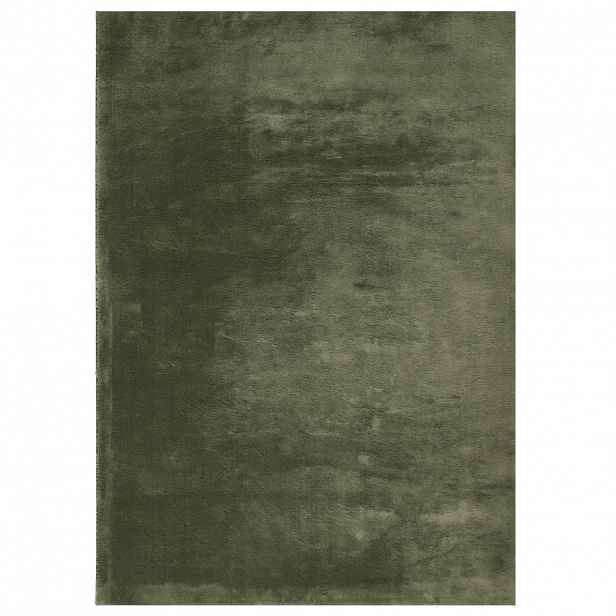 vidaXL Koberec HUARTE krátký vlas měkký pratelný lesní zeleň 140x200cm