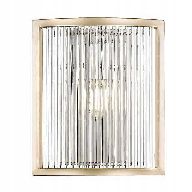 Nástěnné svítidlo zlaté skleněné tyče Art Deco glamour do ložnice Zuma Line