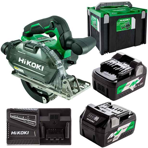 Kotoučová pila na kov 150 mm 2x5 Ah 36 V HiKOKI CD3605DB Wrz MultiVolt