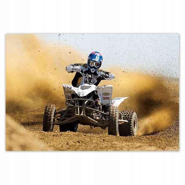 Plakáty 200x135 Quad Poušť Rallye Závod
