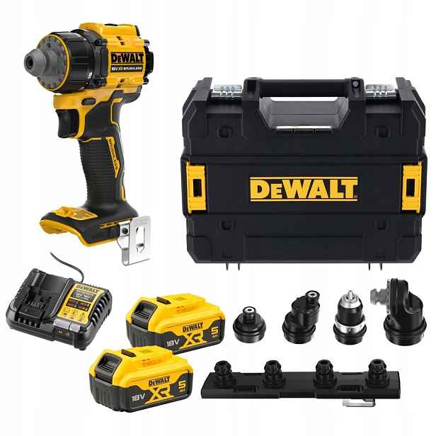 Aku. aku vrtačka DeWALT DCD803P2T-QW 18V Xr 2x5Ah 73 Nm 4v1 Tstak