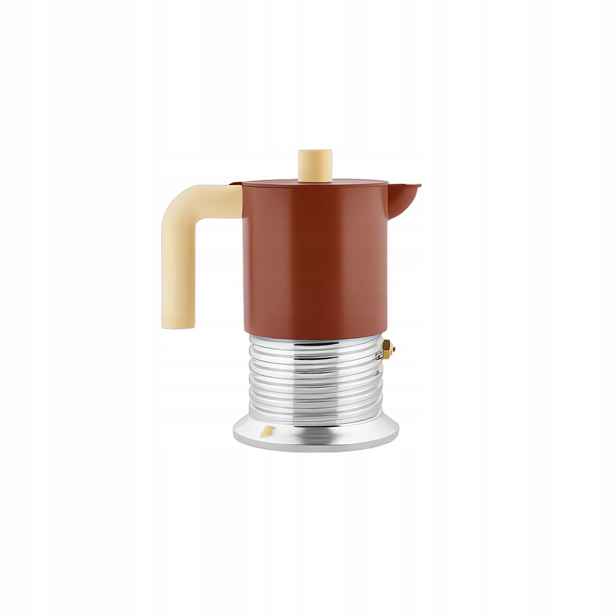 Indukční kávovar Alessi Vite PM01/3 Br – 3 šálky, hnědý
