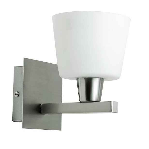 Nástěnná lampa 1X40W E14 matný nikl
