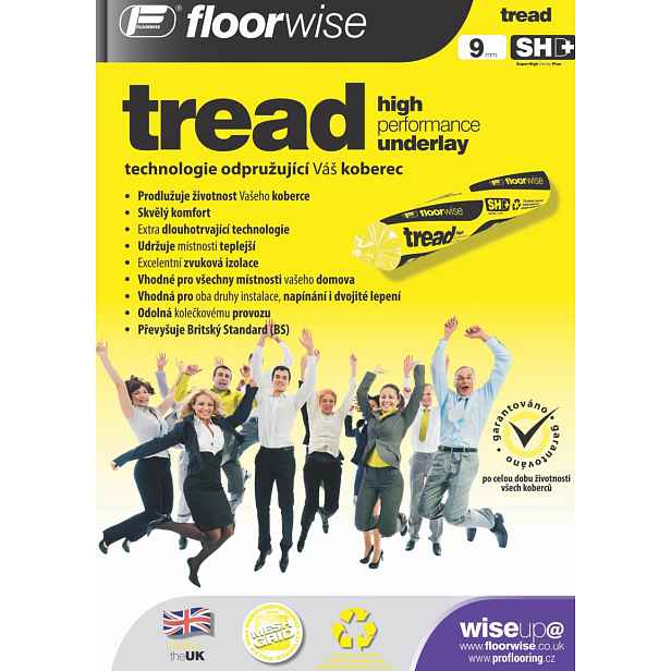Podložka pod koberec Floorwise Tread (role 15 m2) - 137x1100 (role 15 m2) cm Floorwise