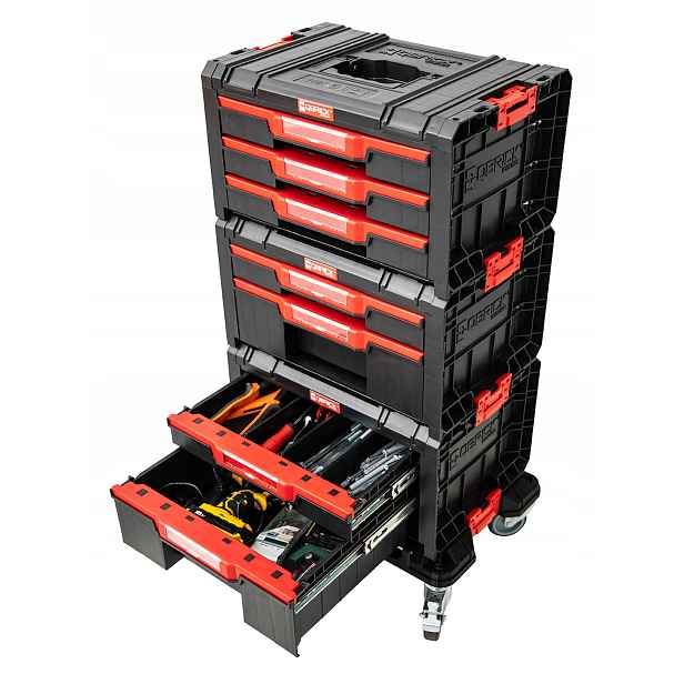 Qbrick System Pro Drawer Workshop Set 1 2.0 box na nářadí na kolečkách