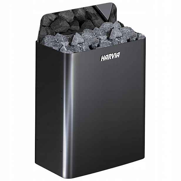Kamna do sauny Harvia The Wall SW45E Black steel 4.5 kW